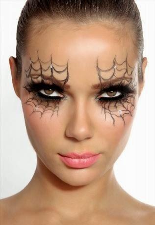 Maquillaje de araña para halloween