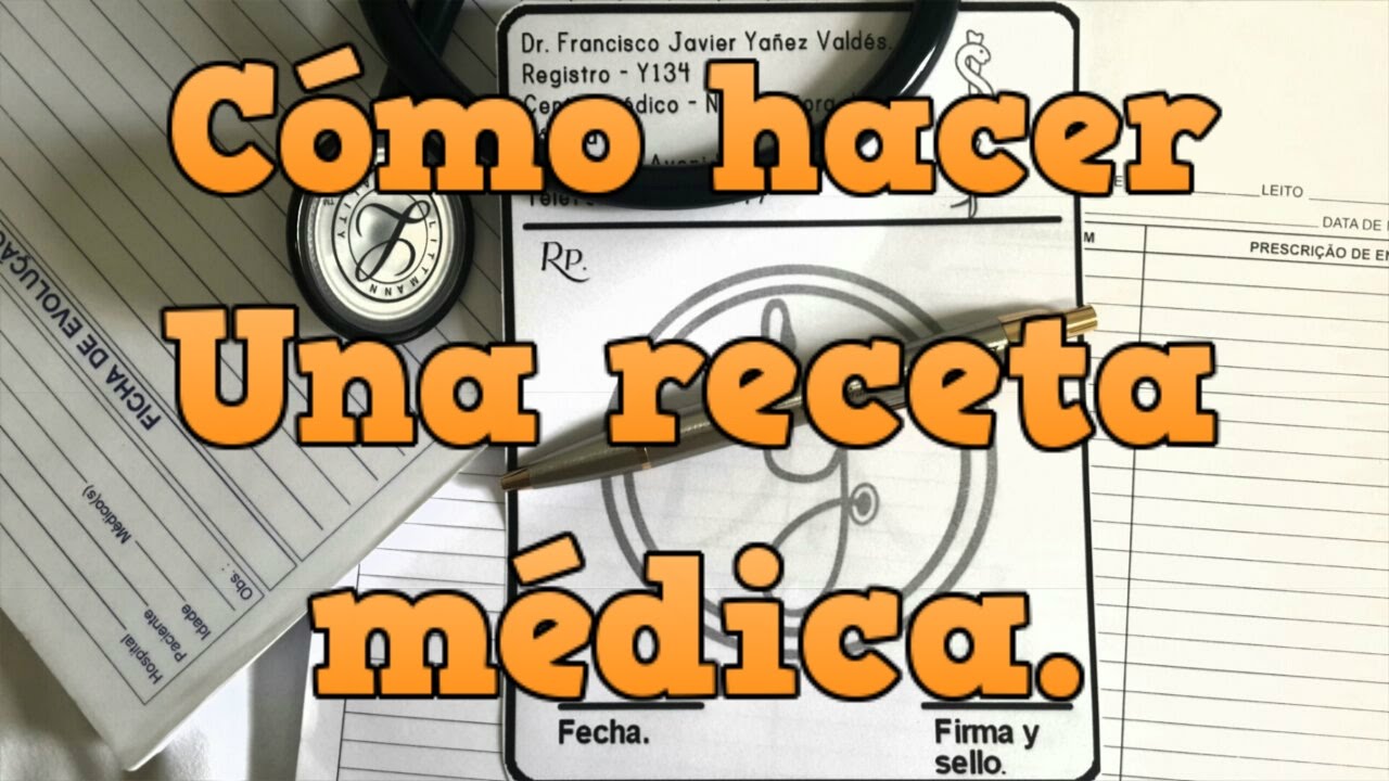 Receta medica formato word en blanco