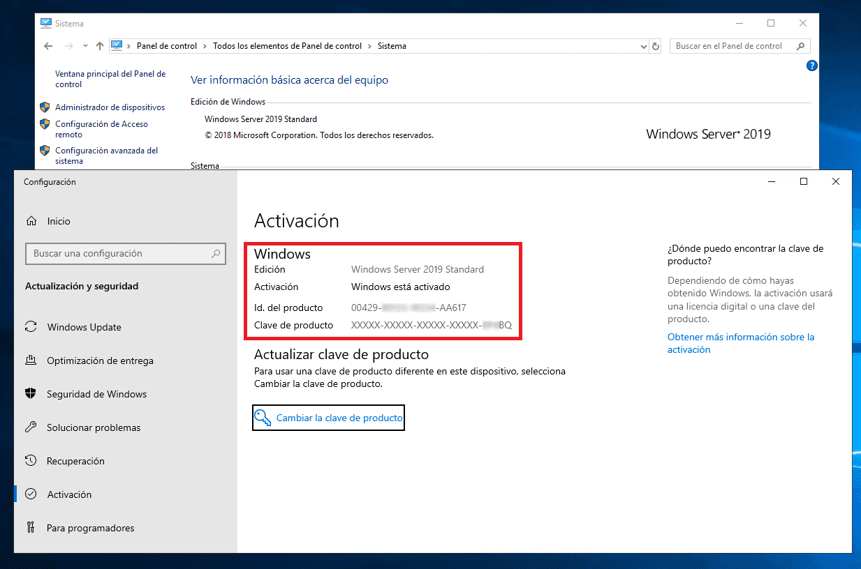 Windows esta activado mediante el servicio de activacion de tu organizacion